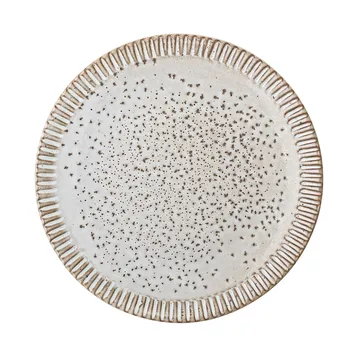 Plato Thea gres gris - 20 cm - Bloomingville