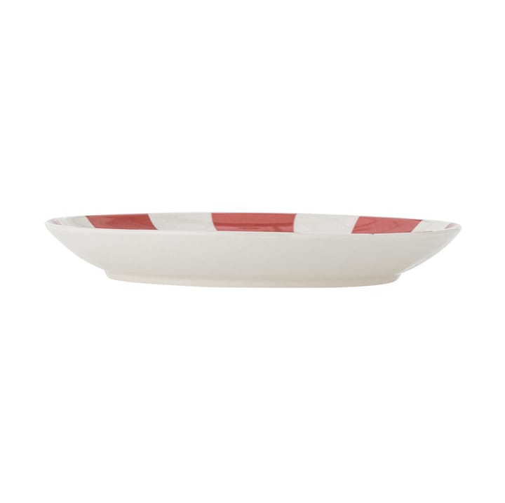 Plato Yule Ø23 cm, Natural-rojo Bloomingville