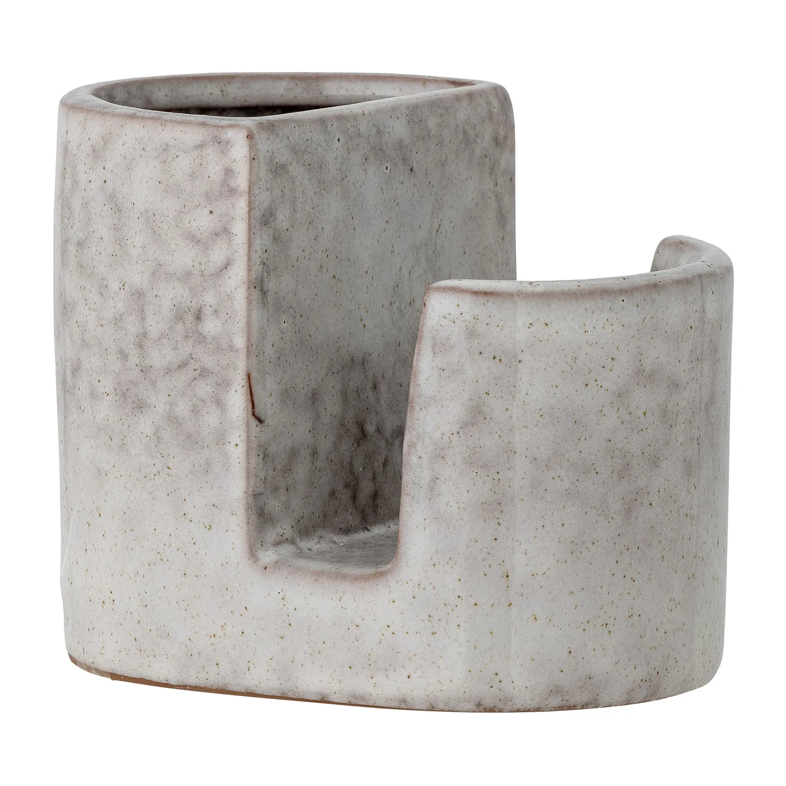 Portacepillos con recipiente para esponja de cocina Joye, gris Bloomingville