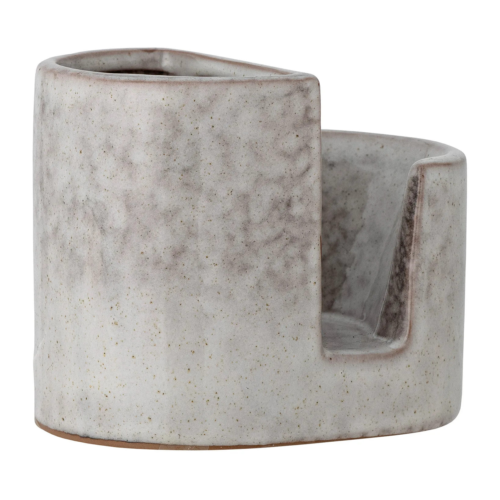 Portacepillos con recipiente para esponja de cocina Joye, gris Bloomingville