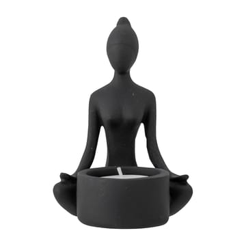 Portavelas Benna 12 cm - negro - Bloomingville
