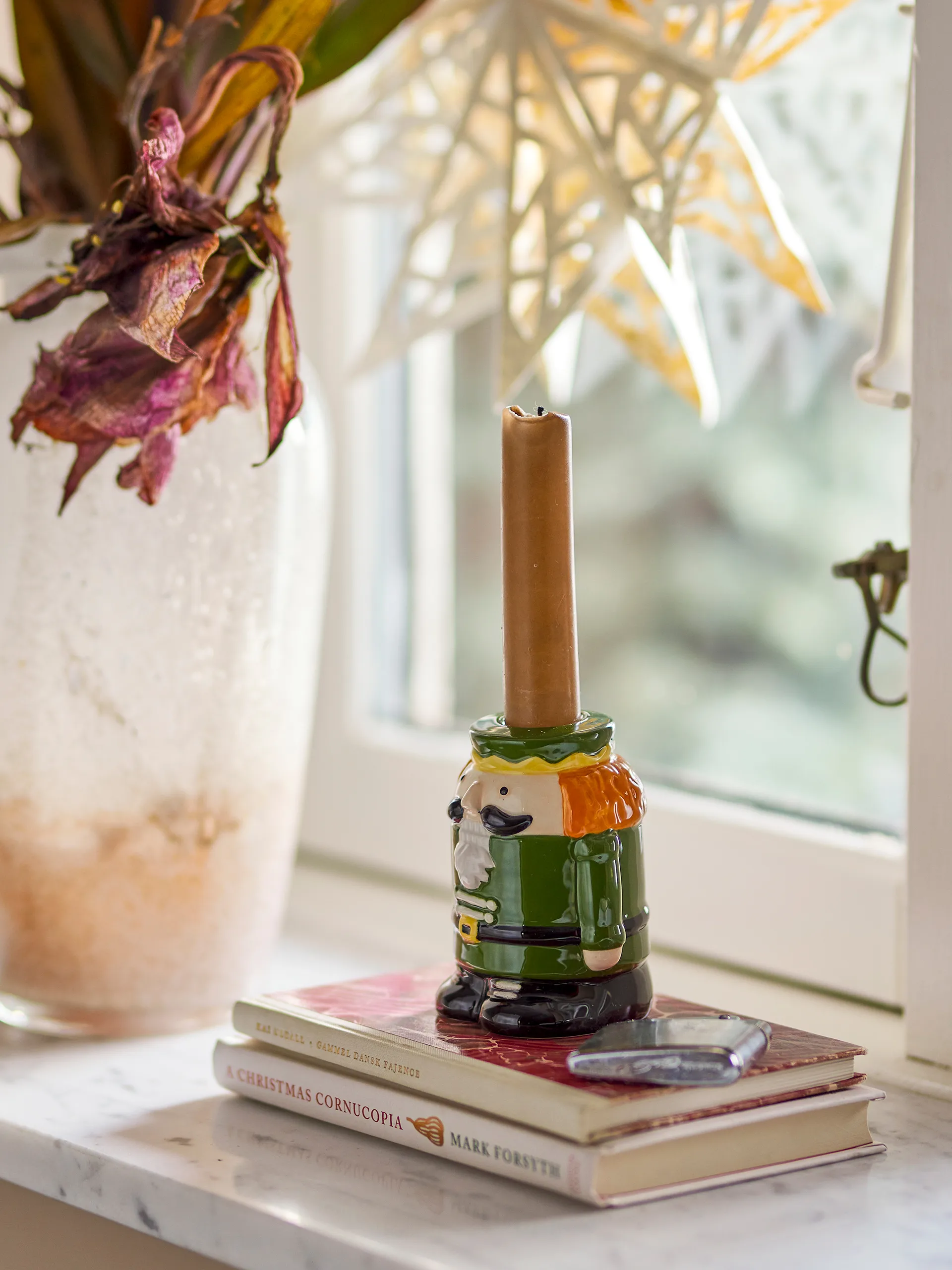 Portavelas Feast 9 cm, Verde Bloomingville