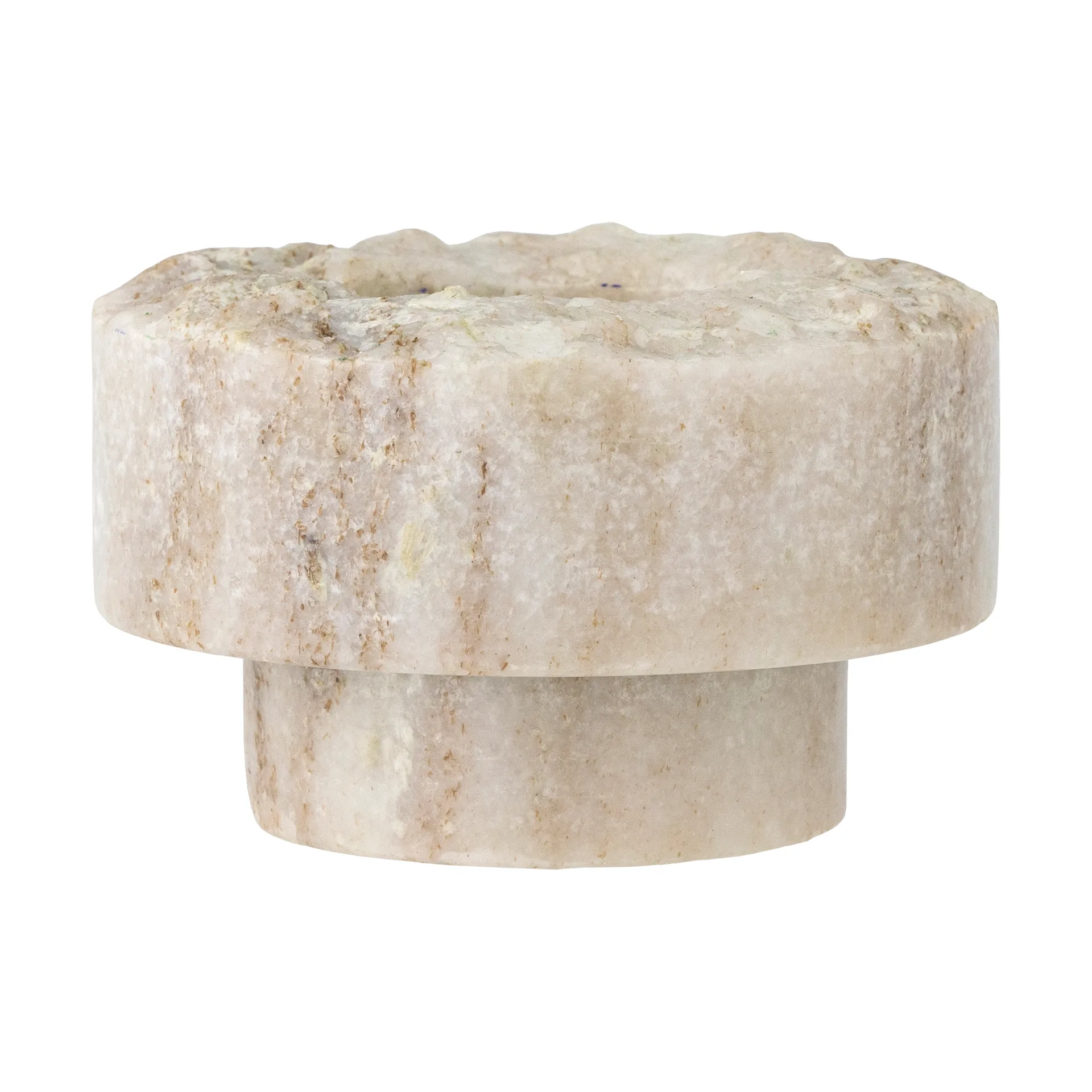 Portavelas Forli Ø9 cm, Mármol Bloomingville