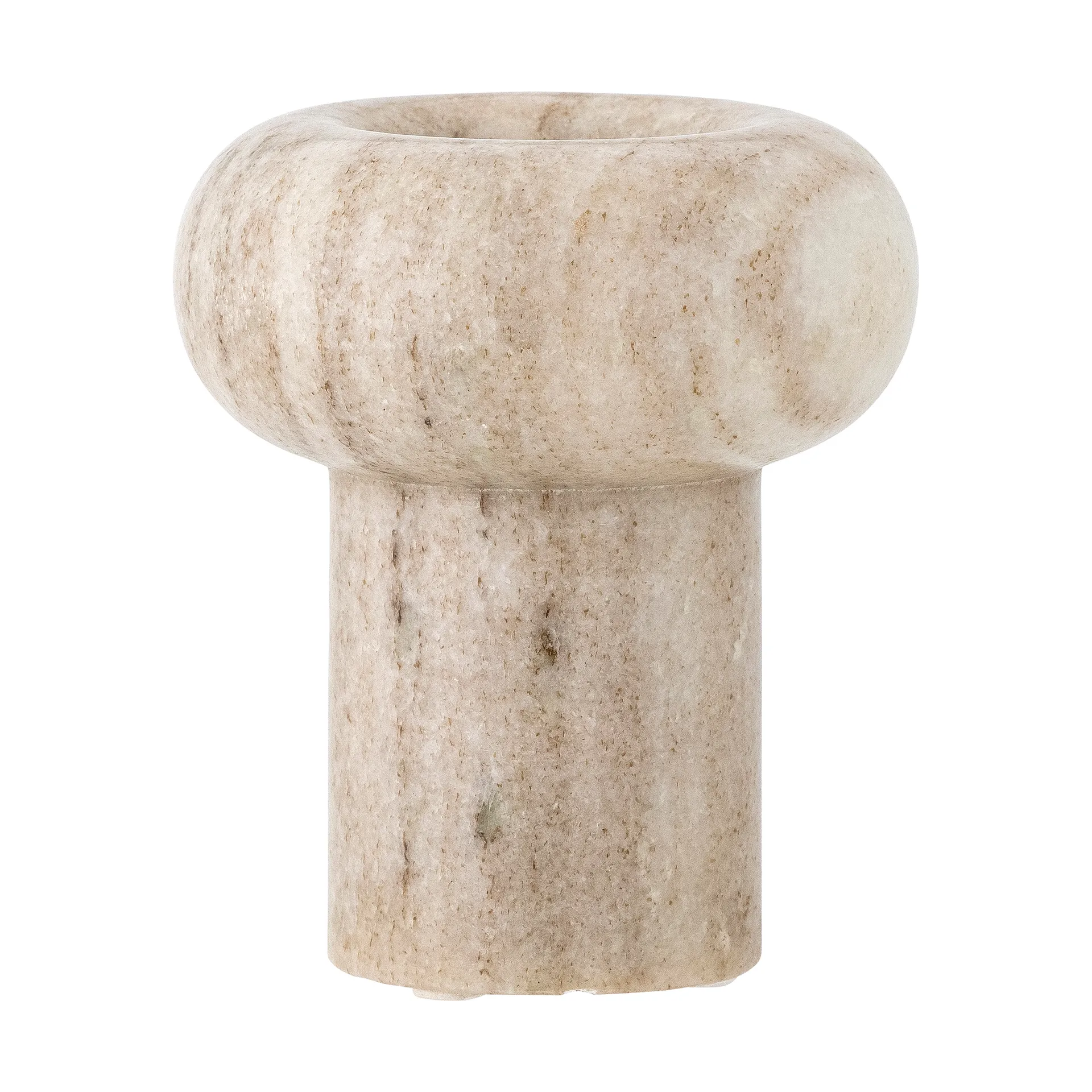 Portavelas Isabea 12 cm, Mármol Bloomingville