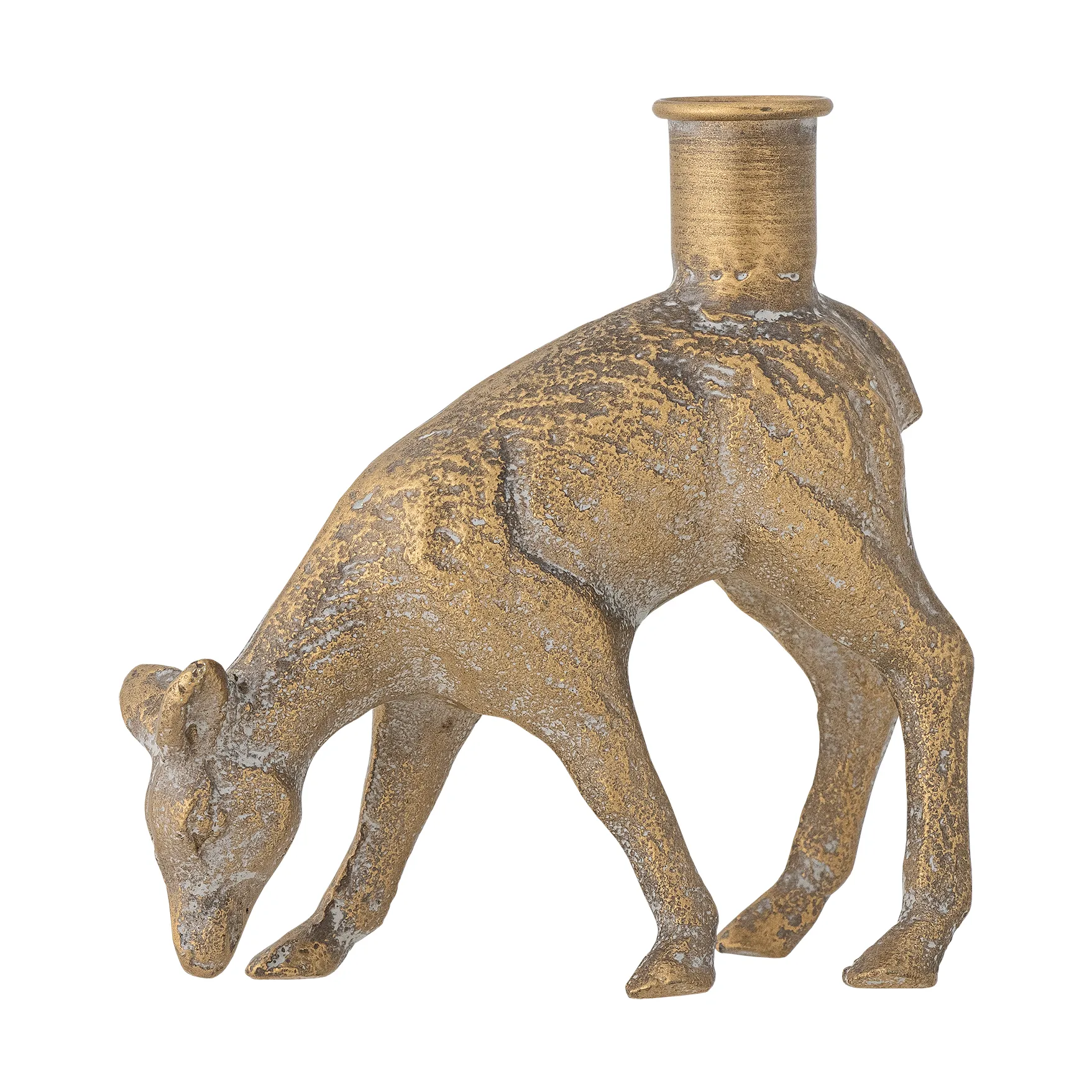 Portavelas Souris 13,5 cm, Latón Bloomingville