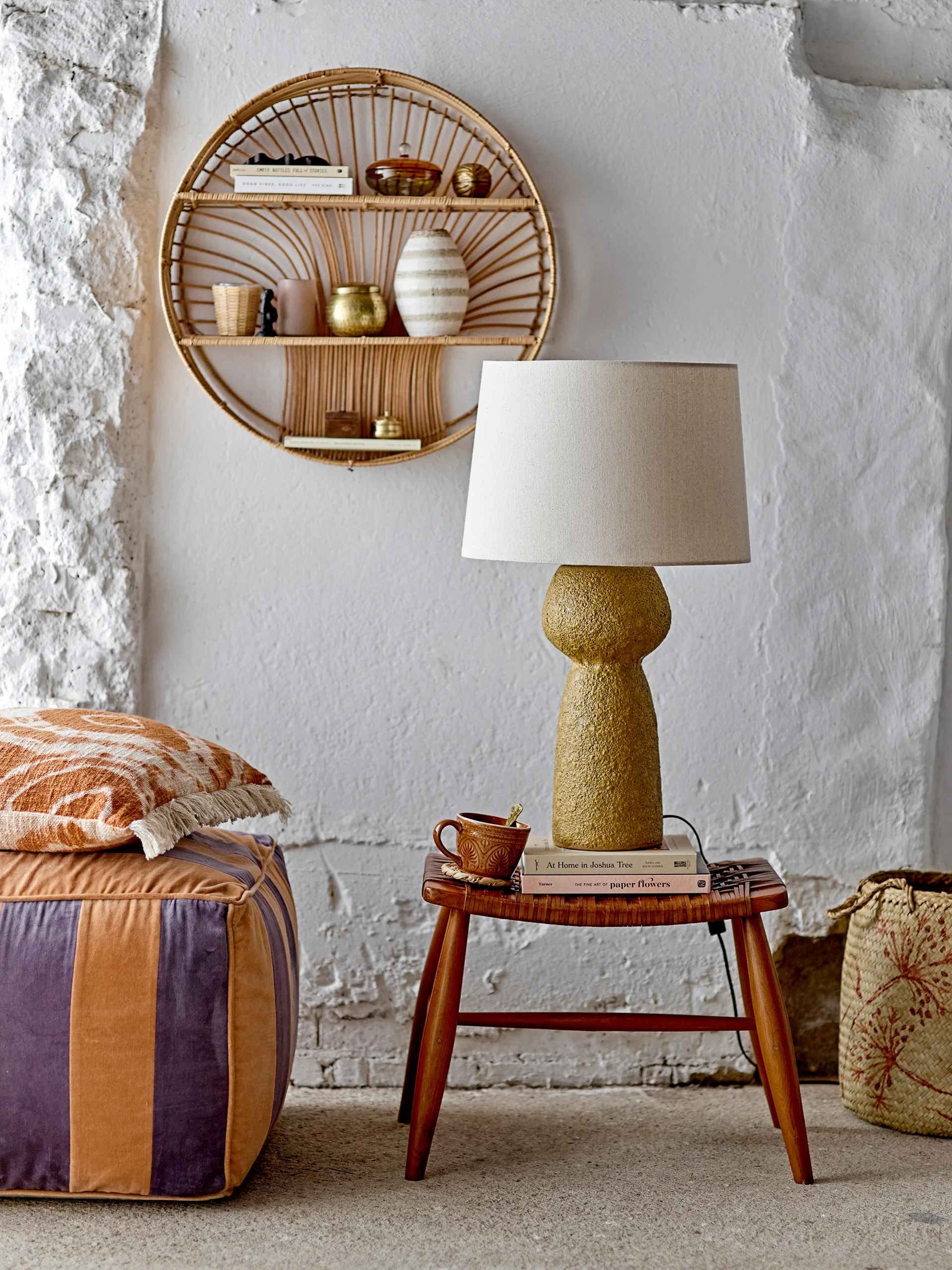 Portavelas/Jarrón Macha Ø6 cm, morado-beige Bloomingville