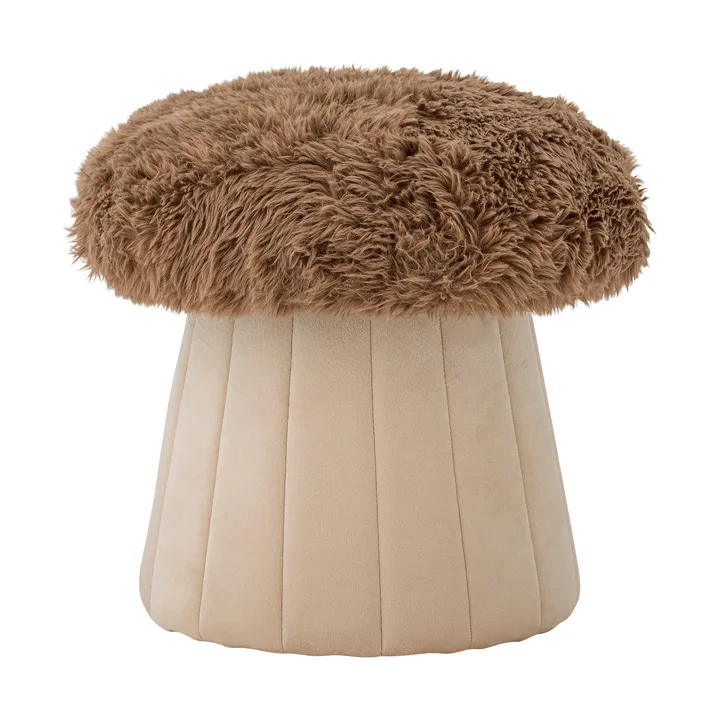 Puf Bertil Ø37 cm - Esponja, marrón - Bloomingville