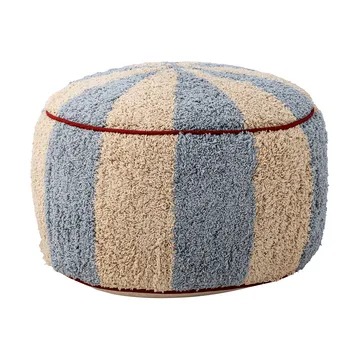 Puf Charoline Ø44 cm - Azul-blanco-rojo - Bloomingville