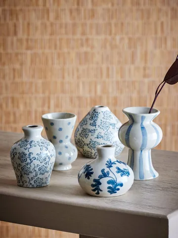 Quinto vaso - Blue de gres, 5 piezas - Bloomingville