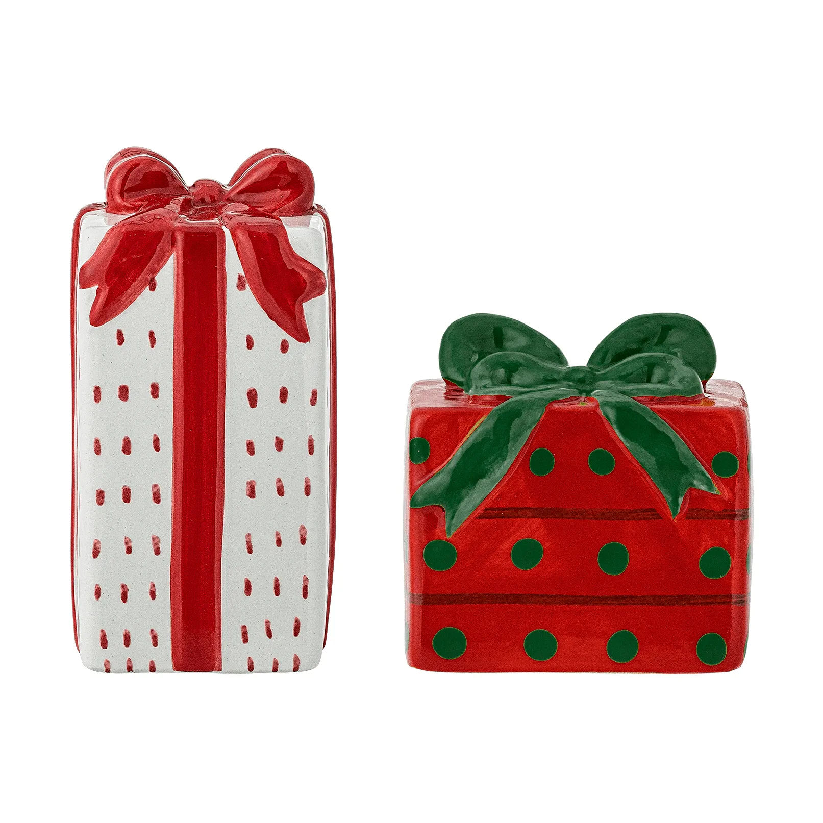 Salero y pimentero Marnia, Multicolor, 2 piezas, 6,5 cm Bloomingville