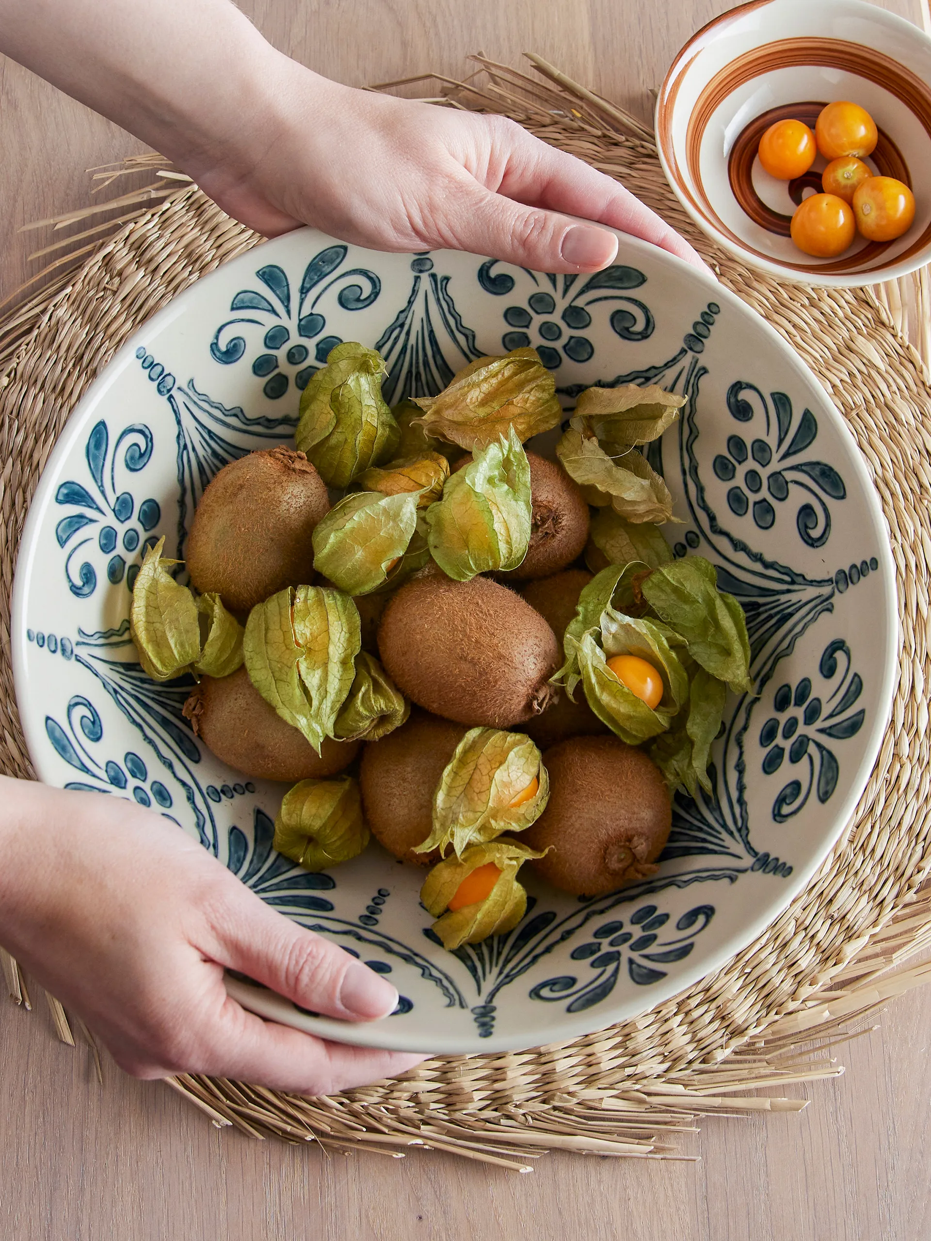 Salvamantel Ilsa Ø38 cm, Natur Bloomingville