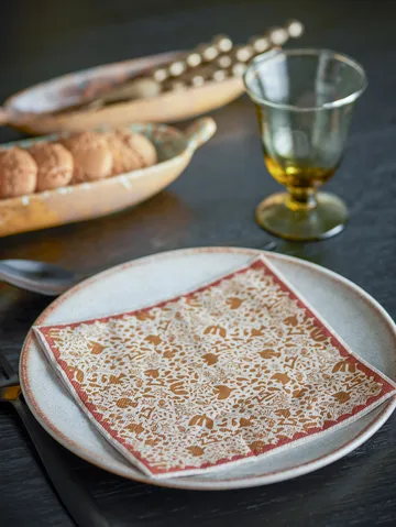 Servilletas de papel Anniversary, pack de 20 - Amarillo - Bloomingville