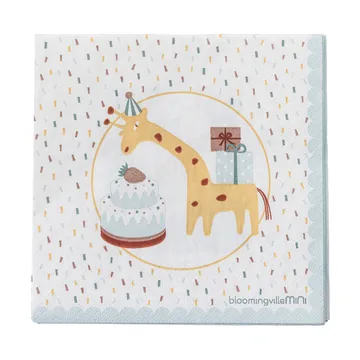 Servilletas de papel Celebrate, pack de 20 - Azul - Bloomingville