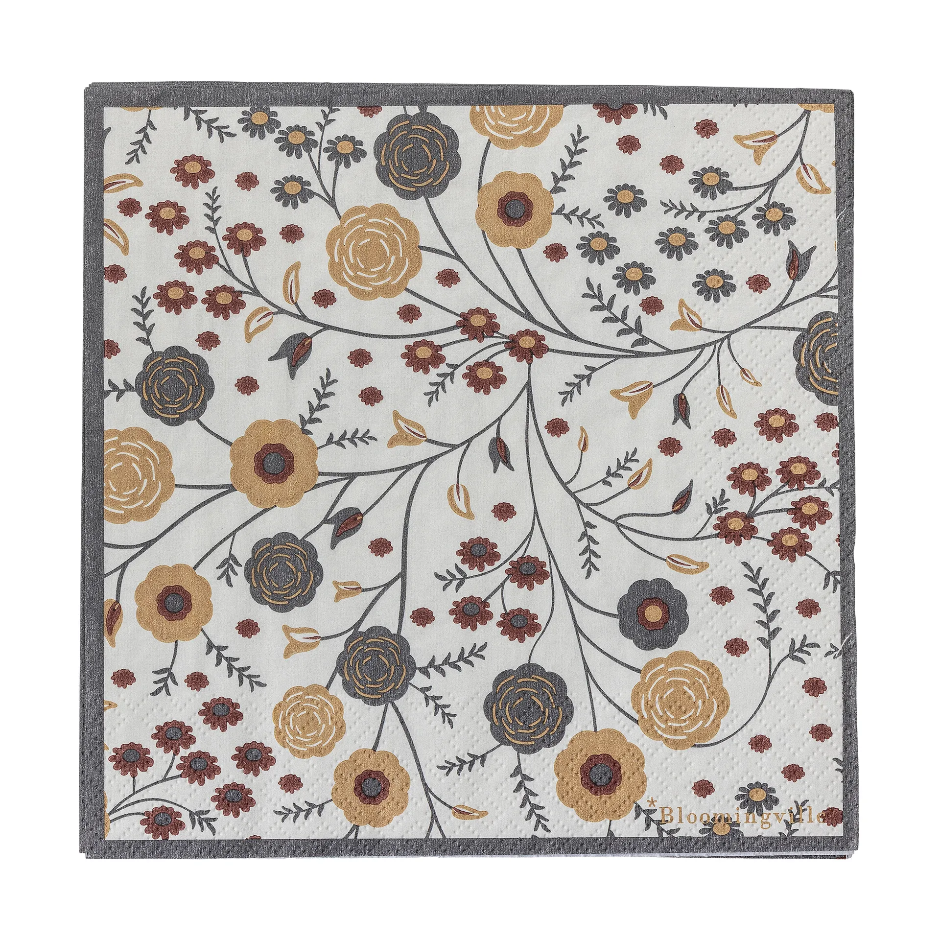 Servilletas de papel Eydis, pack de 20, Natural Bloomingville