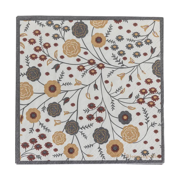 Servilletas de papel Eydis, pack de 20 - Natural - Bloomingville