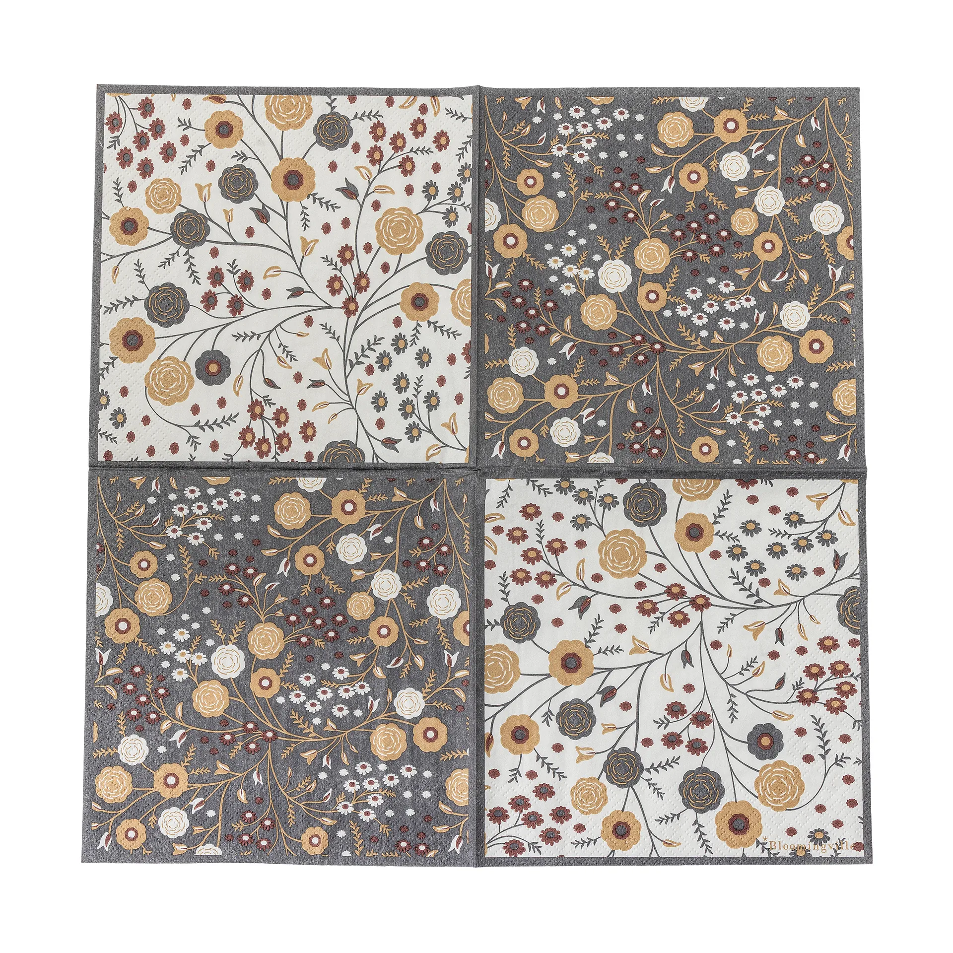 Servilletas de papel Eydis, pack de 20, Natural Bloomingville