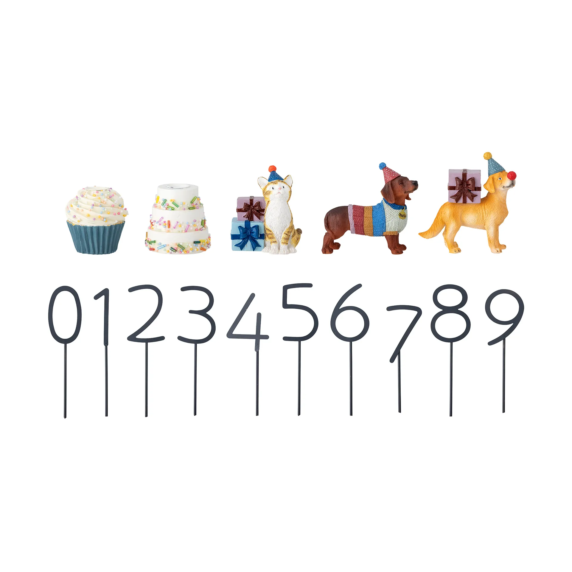 Set de 15 piezas decoración de cumpleaños Salve, Multi Bloomingville