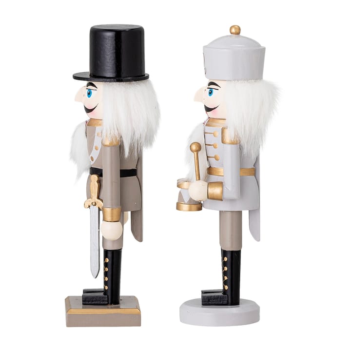Set de 2 adornos Darren nötknäppare 20,5 cm, Gold Bloomingville