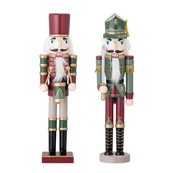 Set de 2 adornos Darren nötknäppare 38 cm - verde - Bloomingville