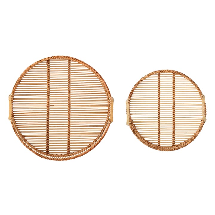 Set de 2 bandejas de bambú Bloomingville, natural Bloomingville