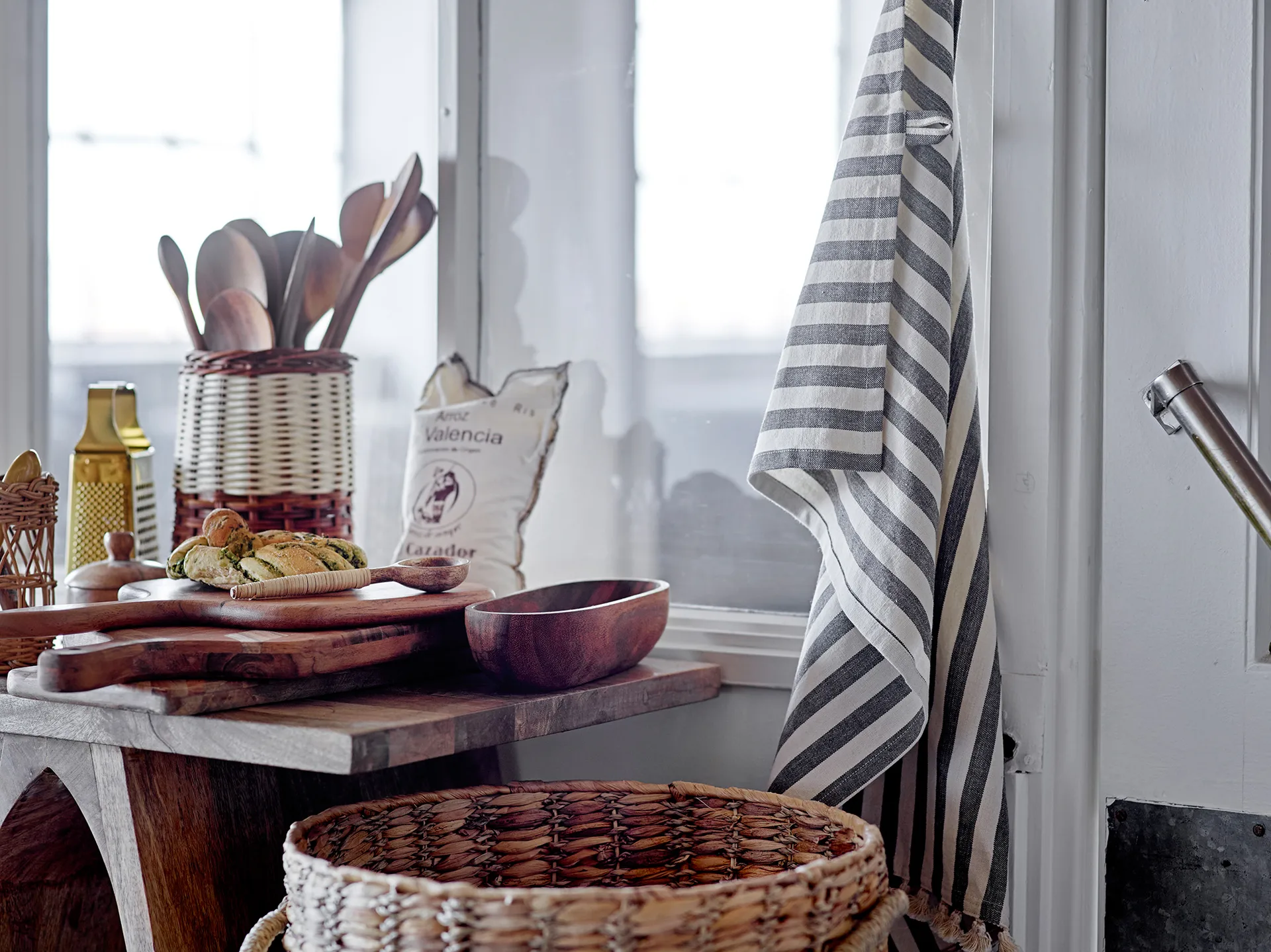 Set de 2 cestas Jala, marrón Bloomingville