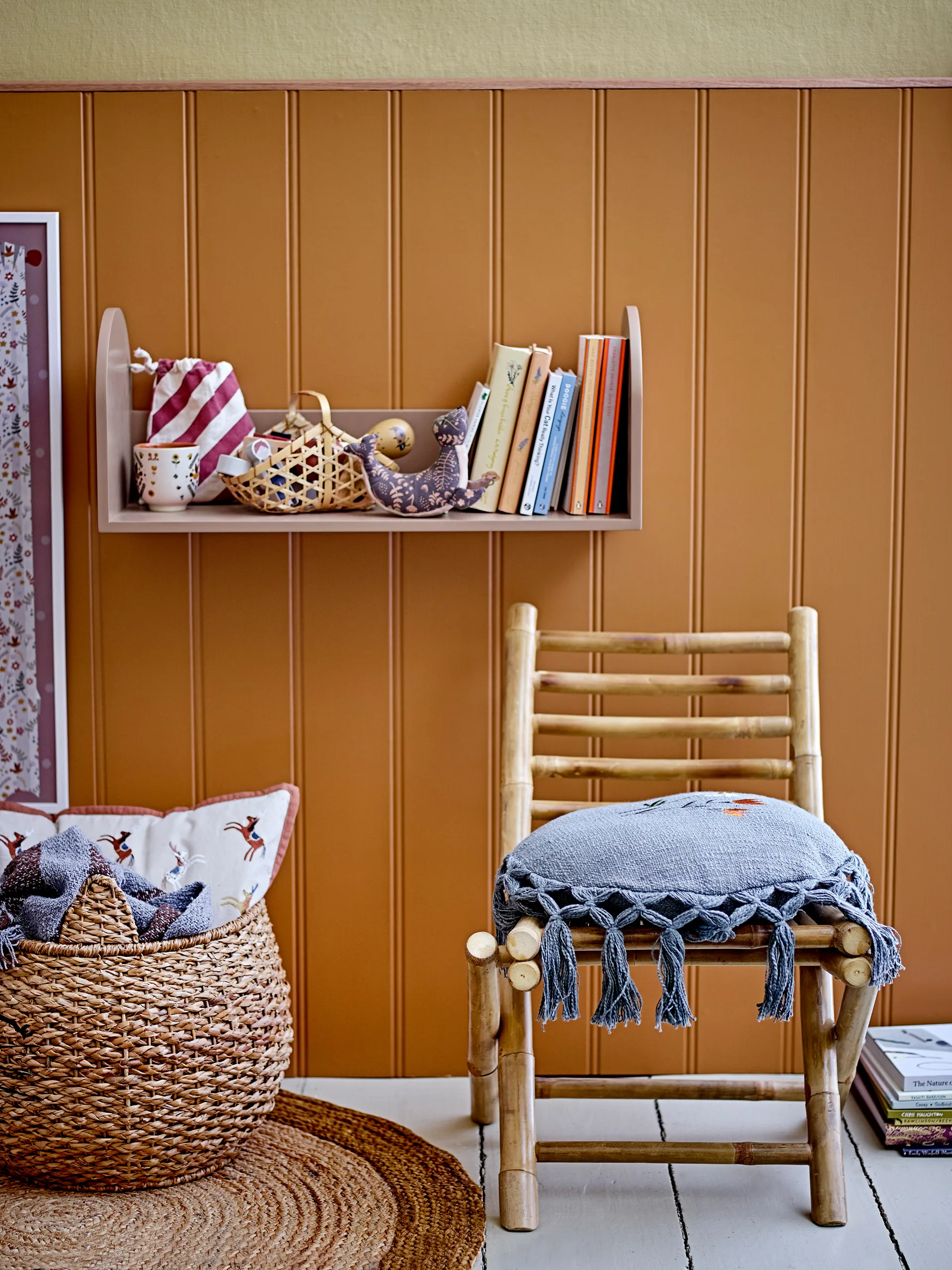 Set de 2 cestas Milus, marrón Bloomingville