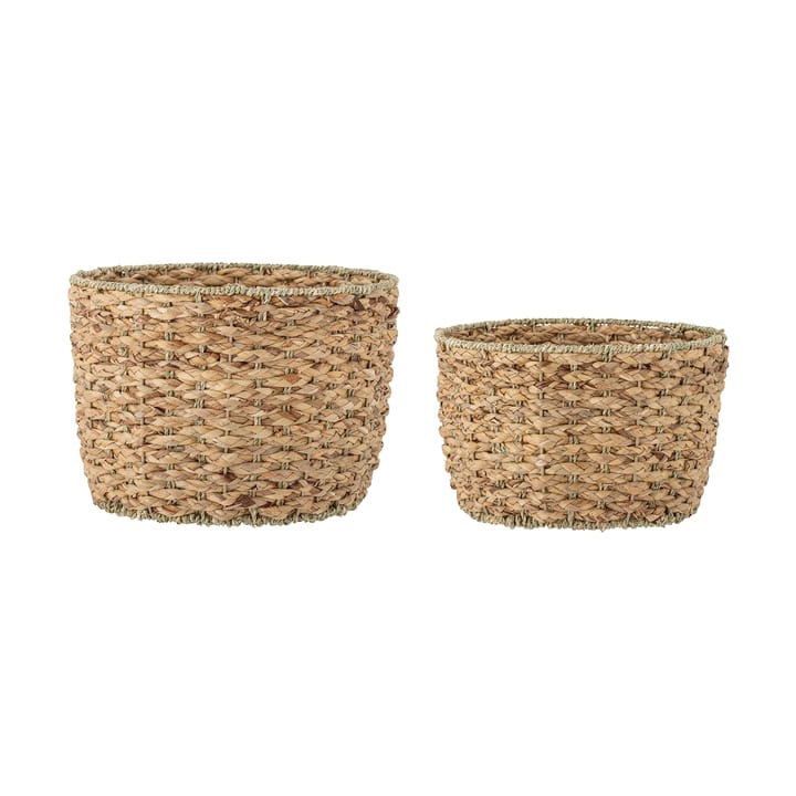 Set de 2 cestas Rime, Jacinto de agua Bloomingville