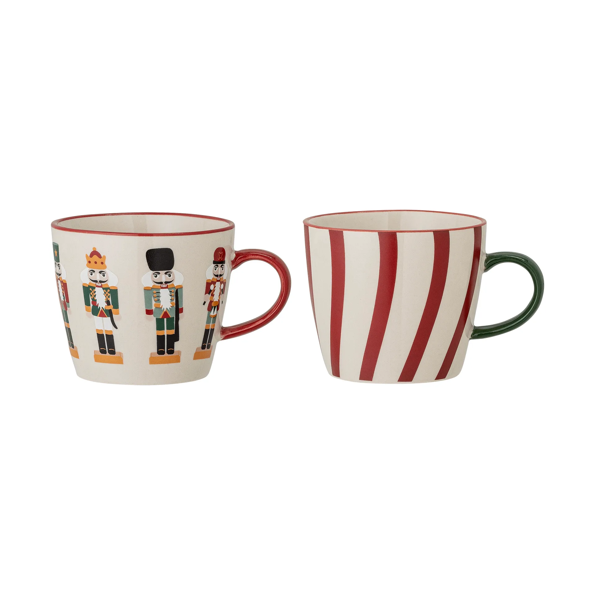 Set de 2 tazas Jolly, Multicolor, 30 cl Bloomingville
