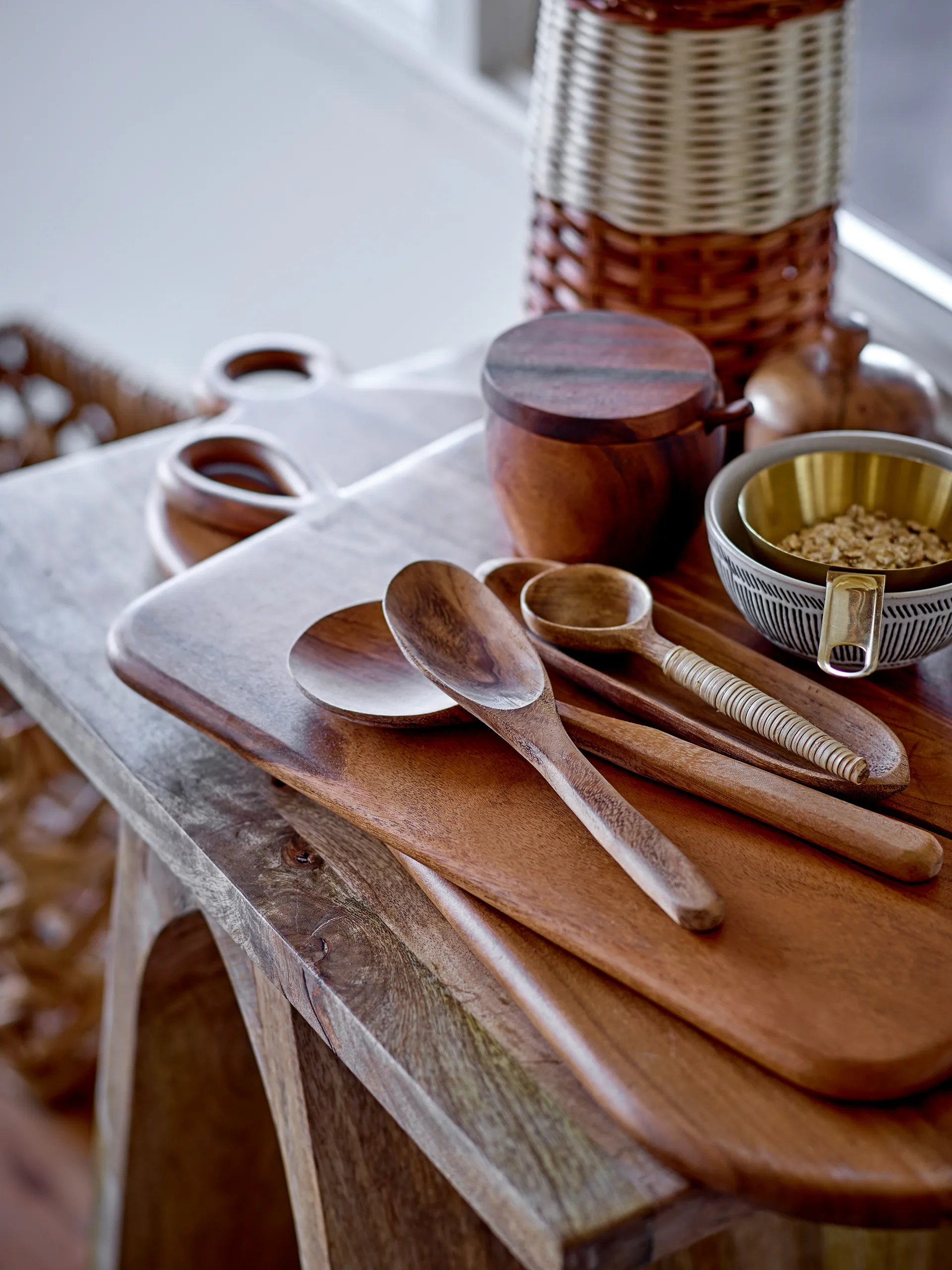 Set de 3 boles Eliana Ø11,5 cm, negro Bloomingville