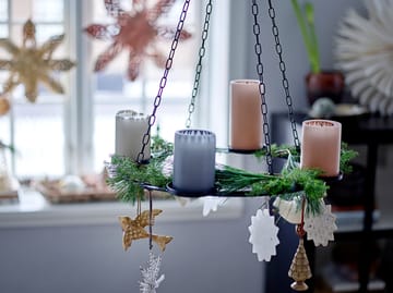 Set de 3 colgantes de navidad Otilde - natural - Bloomingville