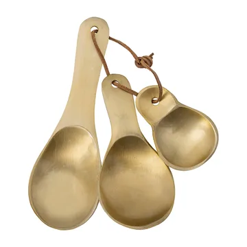 Set de 3 cucharas Murphy - latón - Bloomingville