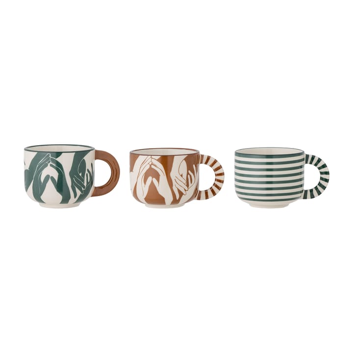 Set de 3 tazas Carim 6,5 cm - multi - Bloomingville