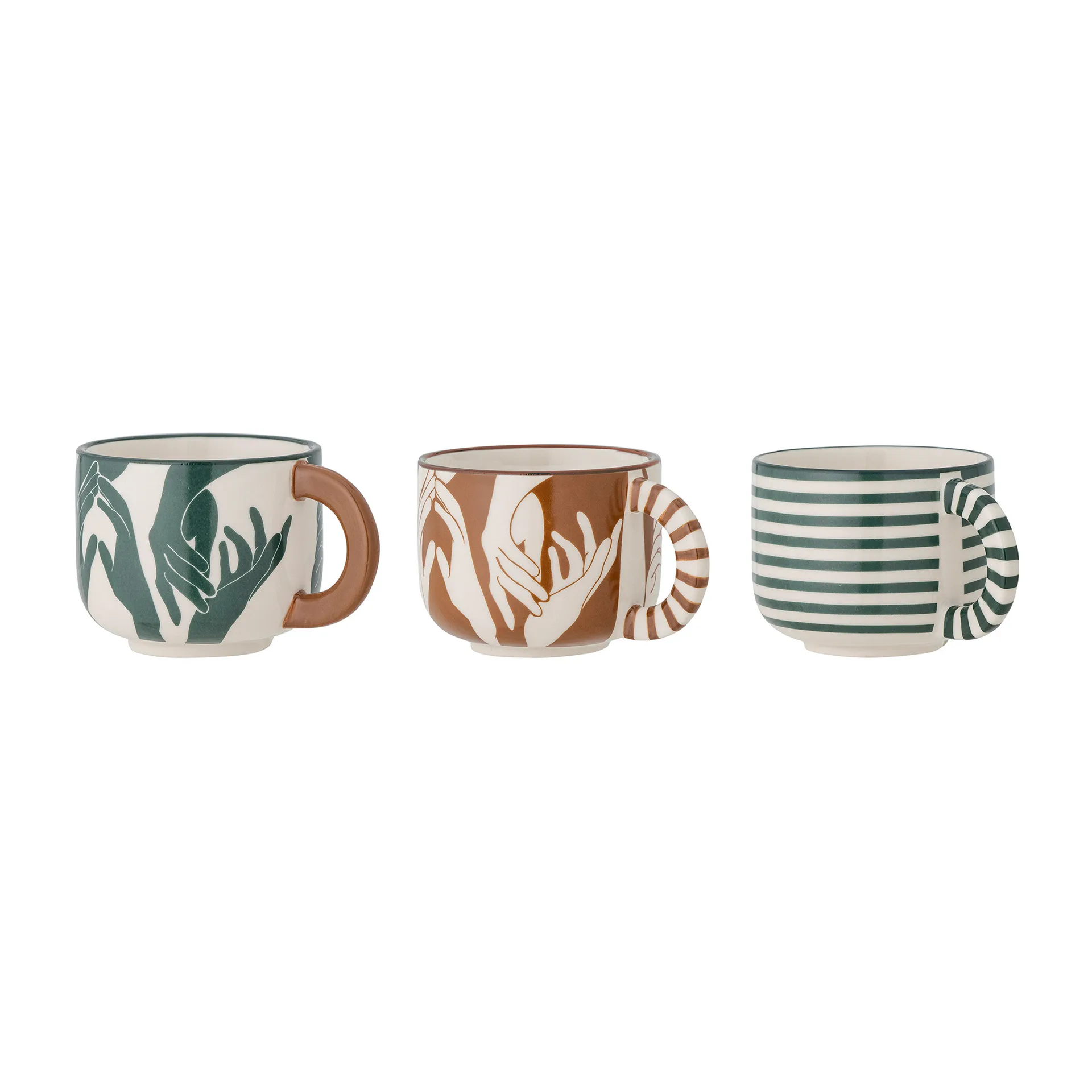 Set de 3 tazas Carim 6,5 cm, multi Bloomingville