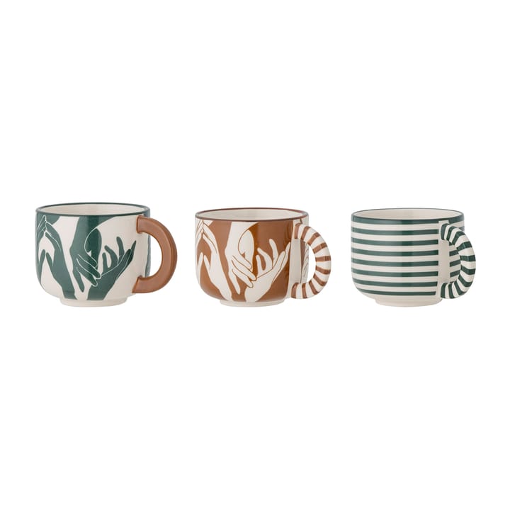 Set de 3 tazas Carim 6,5 cm - multi - Bloomingville