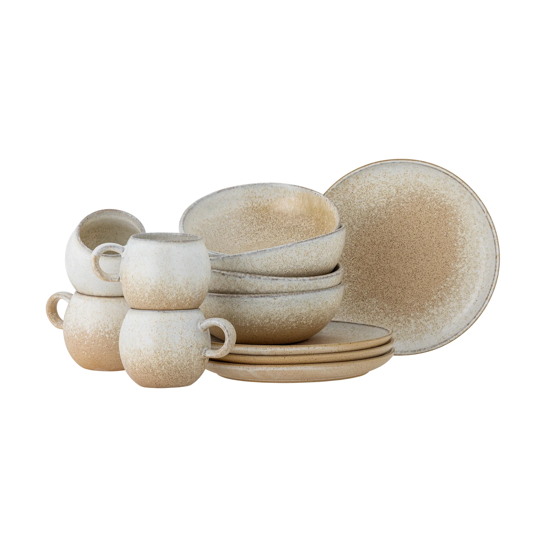 Set de desayuno Paula 12 piezas, Natur Bloomingville