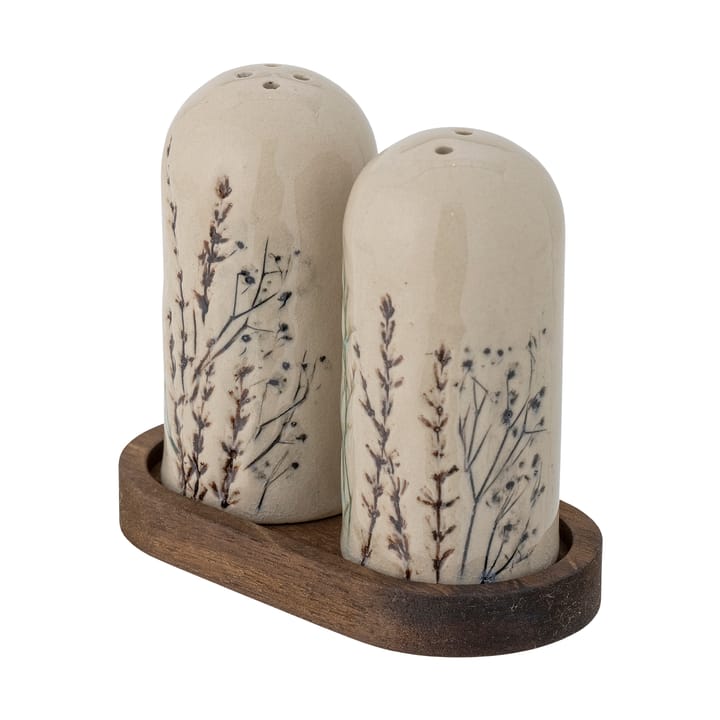 Set salero y pimentero Bea, 2 piezas, Natur Bloomingville