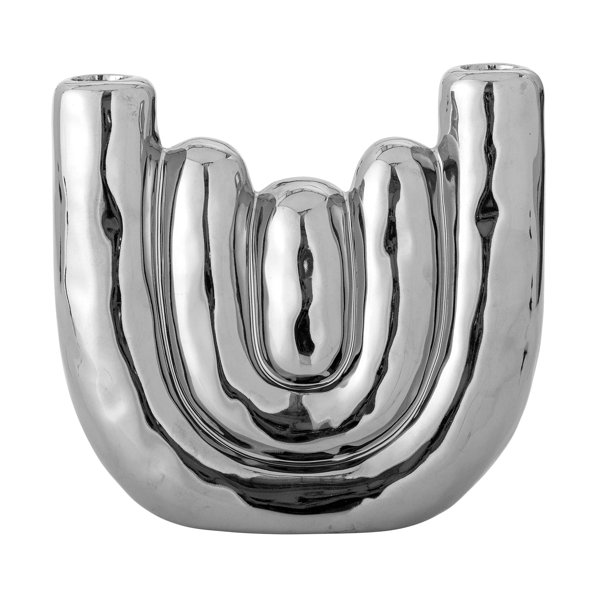 Shine candelabro, Plata, 18,5x17,5 cm Bloomingville