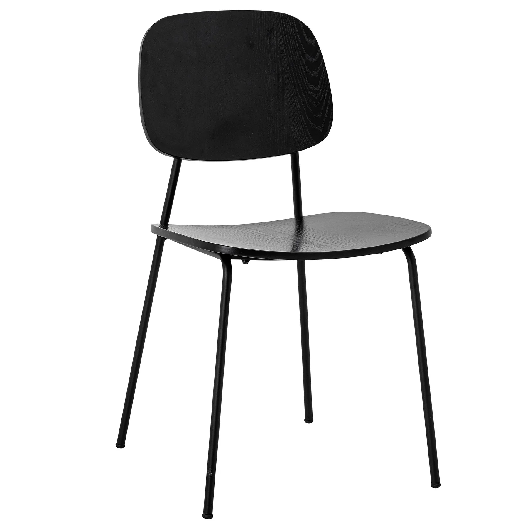 Silla de mesa Monza, negro Bloomingville