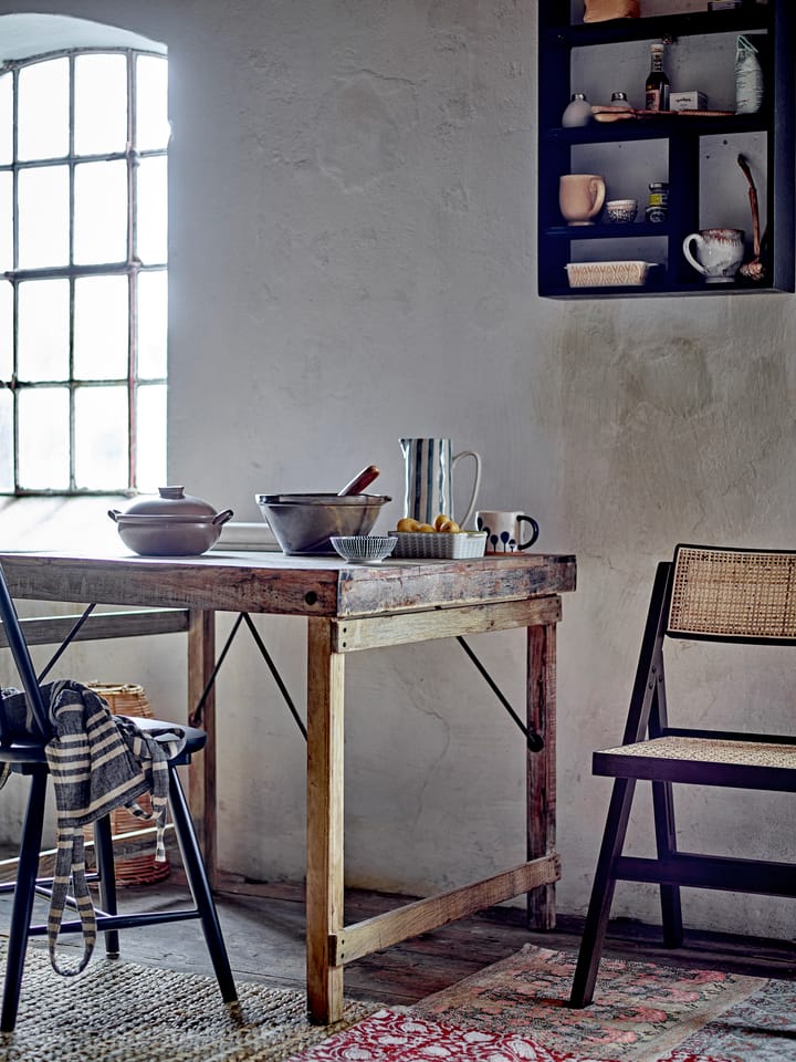Silla Loupe, madera de caucho Bloomingville