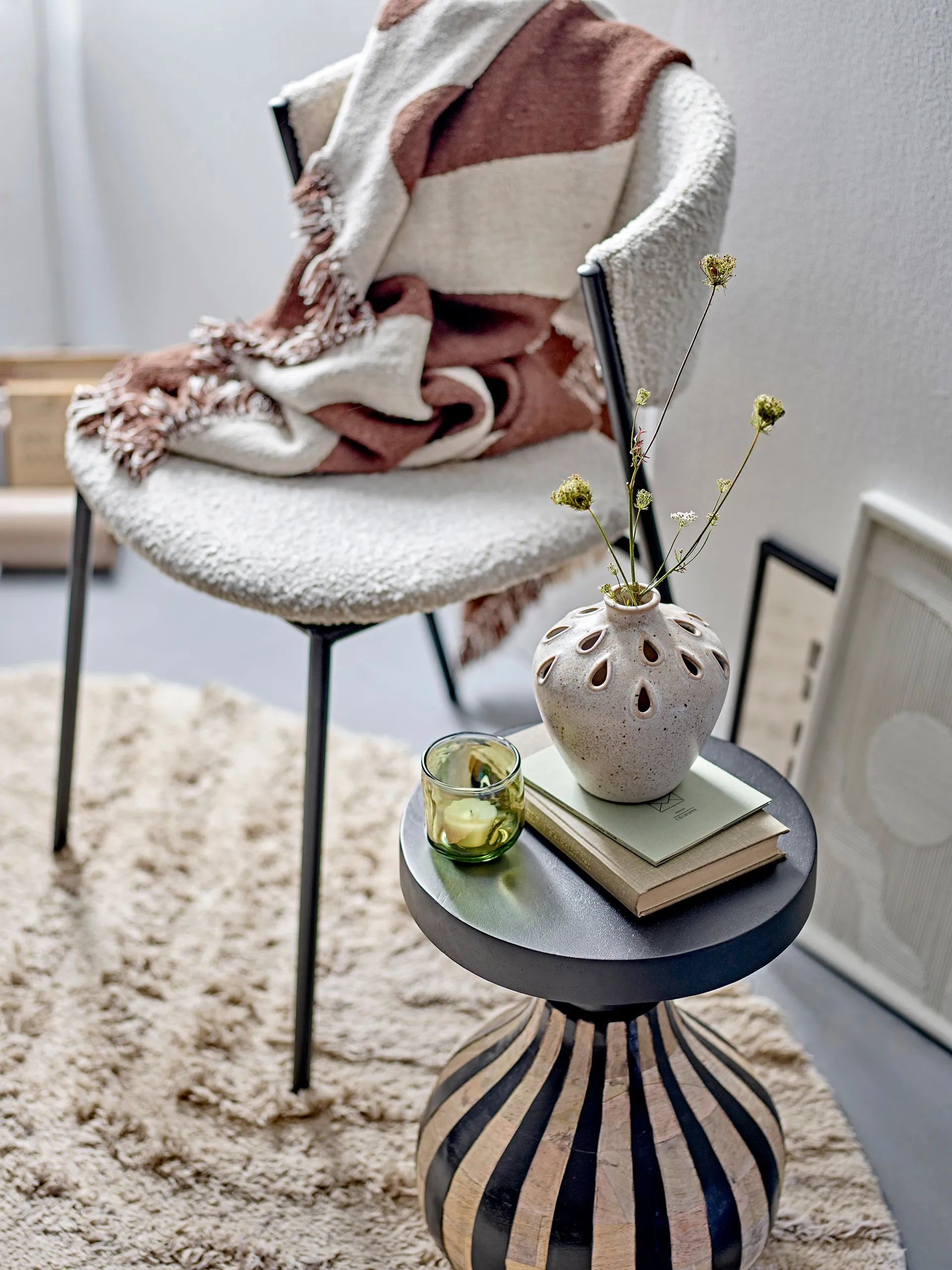 Silla Marlo, White Bloomingville