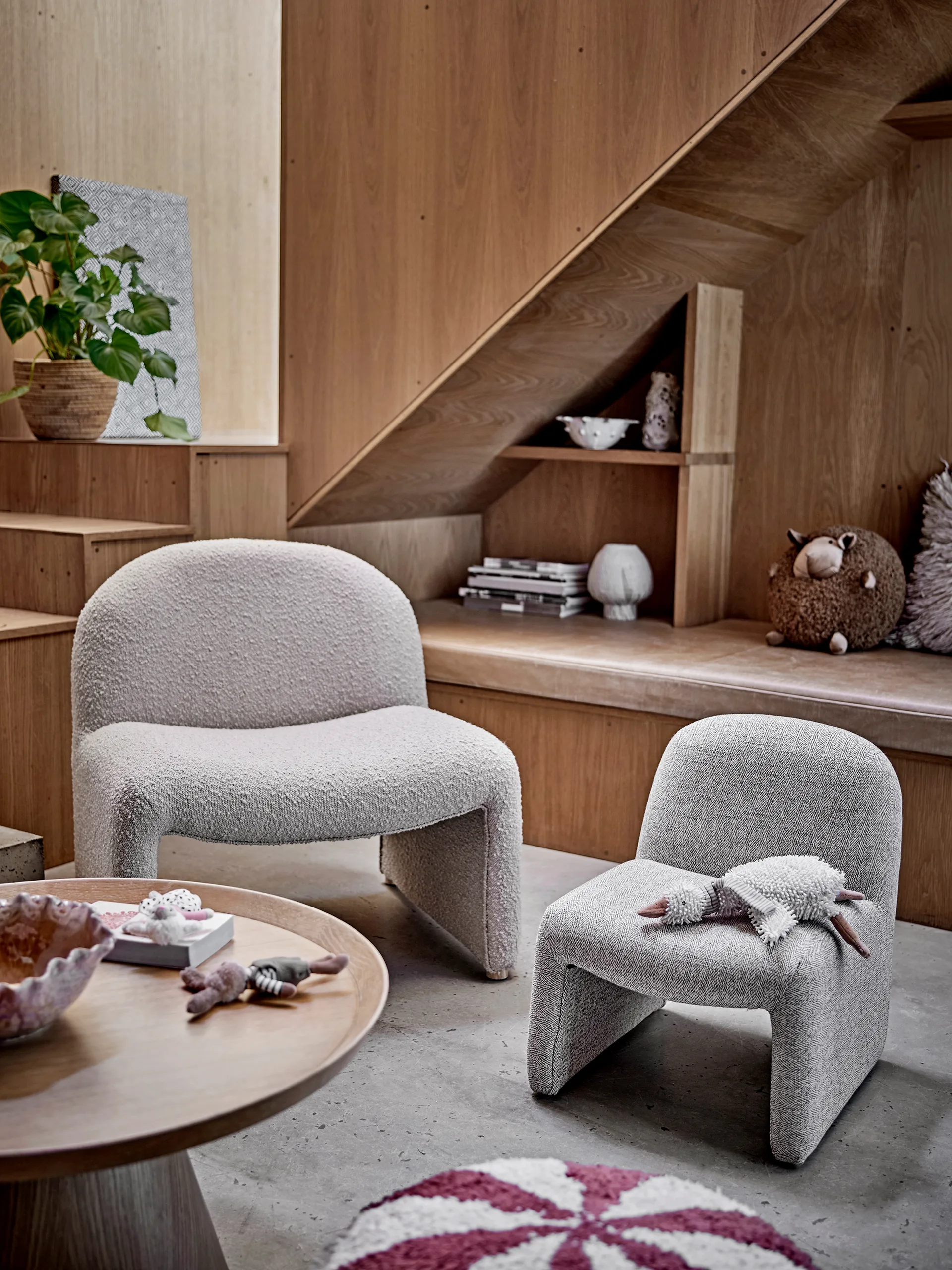 Silla Neel 40x51 cm, Gris Bloomingville