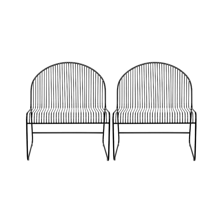 Sillón Friend 2 piezas - negro - Bloomingville