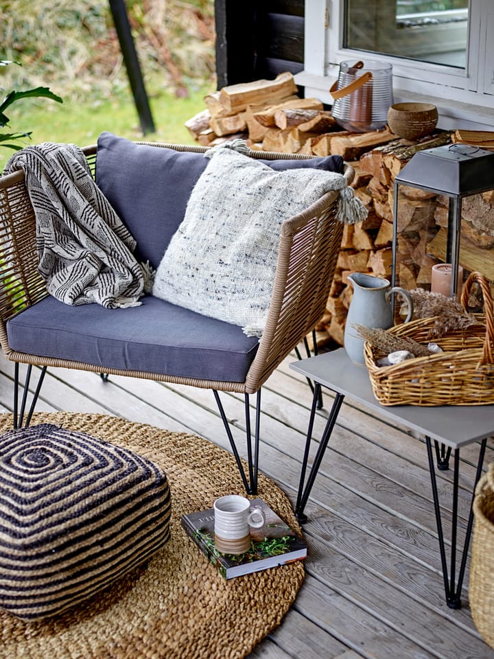 Sillón lounge Mundo, Brown-grey Bloomingville