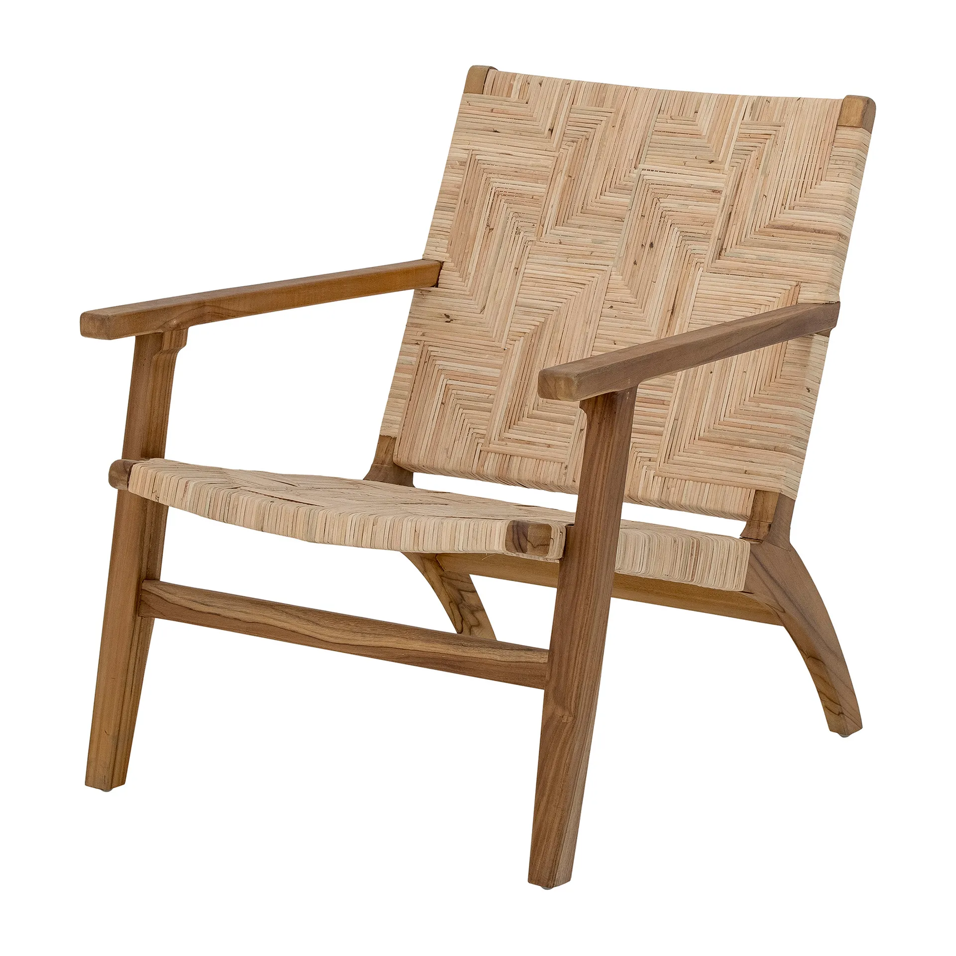 Sillón Mills ratán, marrón Bloomingville