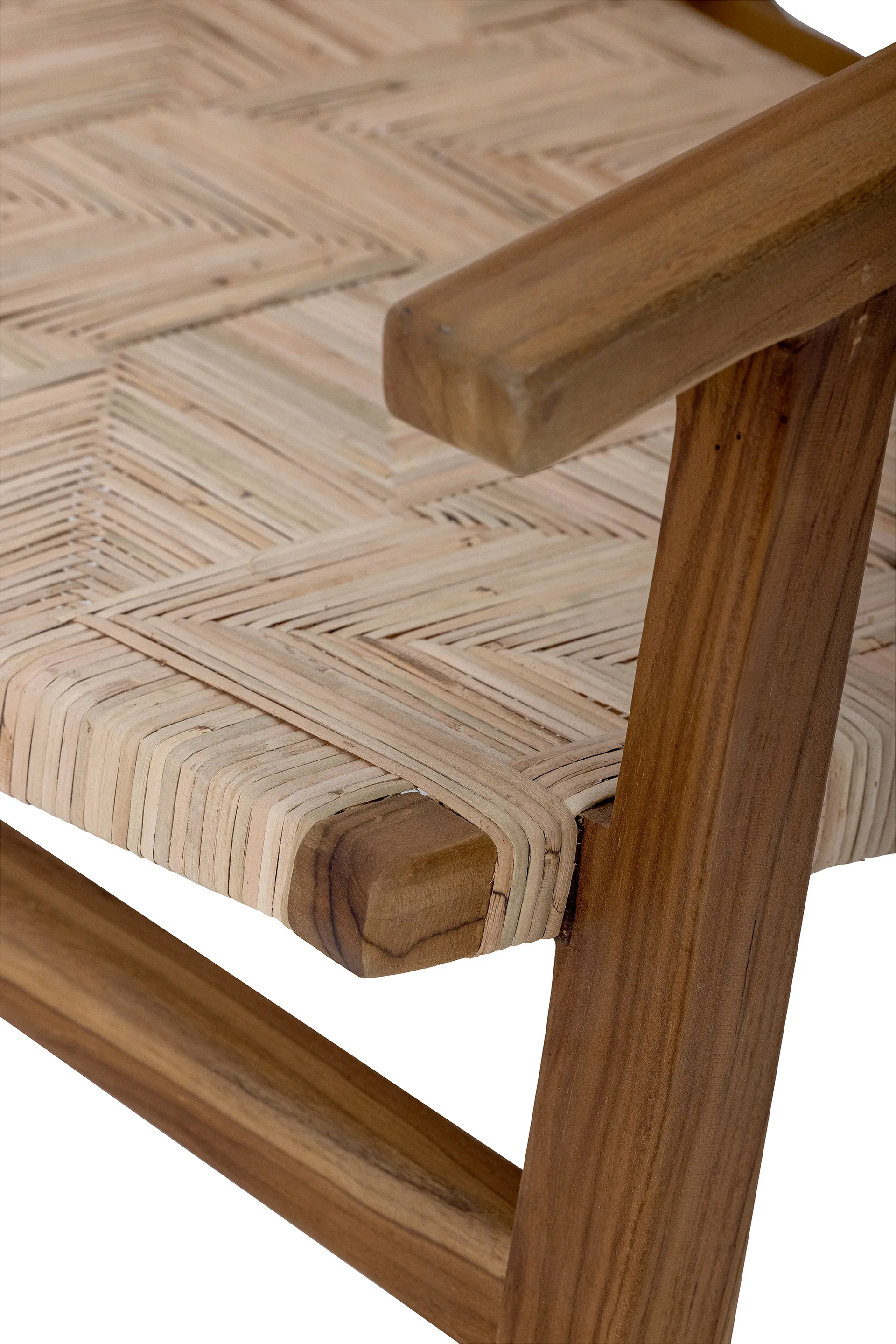 Sillón Mills ratán, marrón Bloomingville