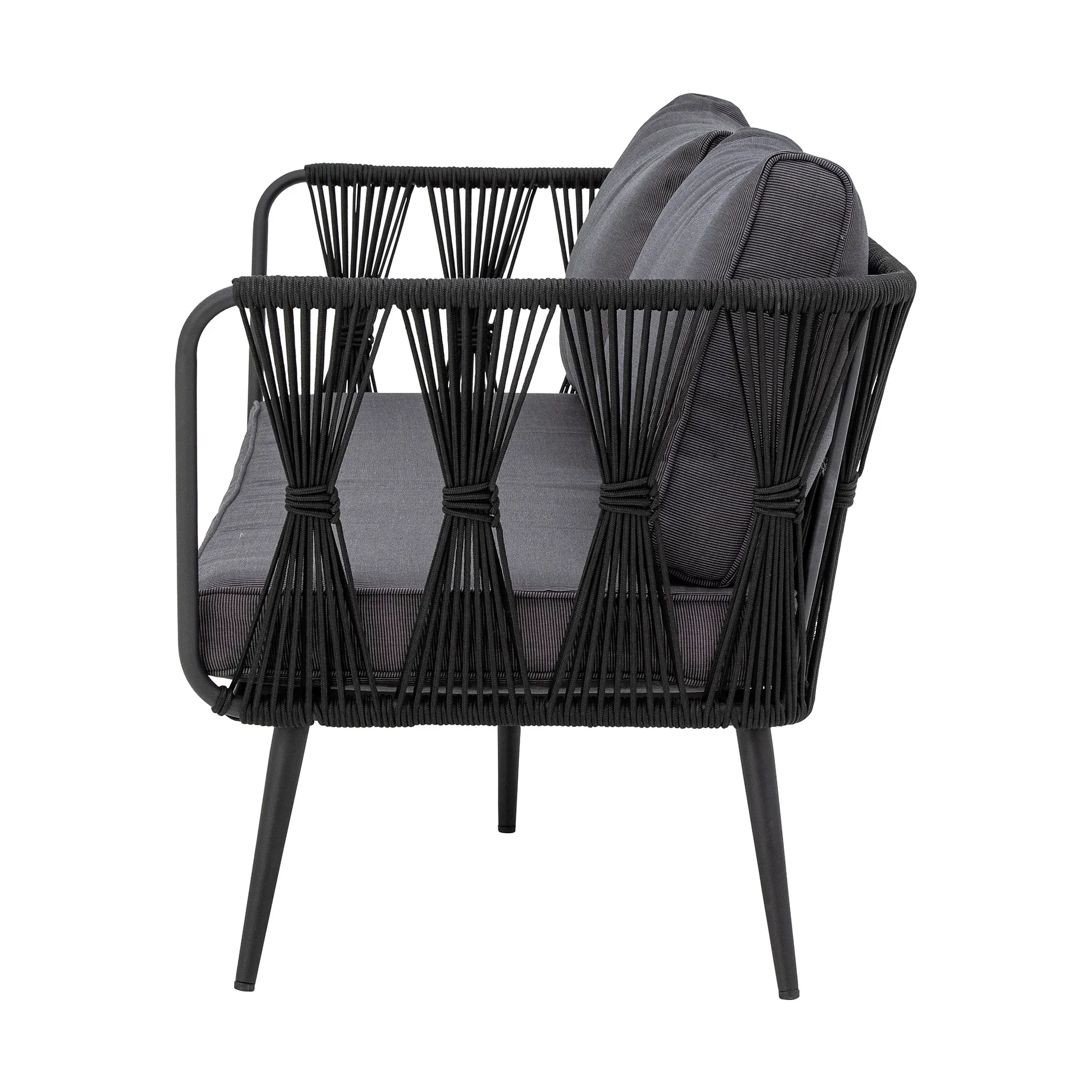 Sofá de 2,5 plazas Pavone, Black Bloomingville