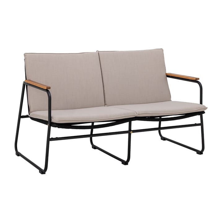 Sofá Hampton 127x71x76 cm, negro-beige Bloomingville