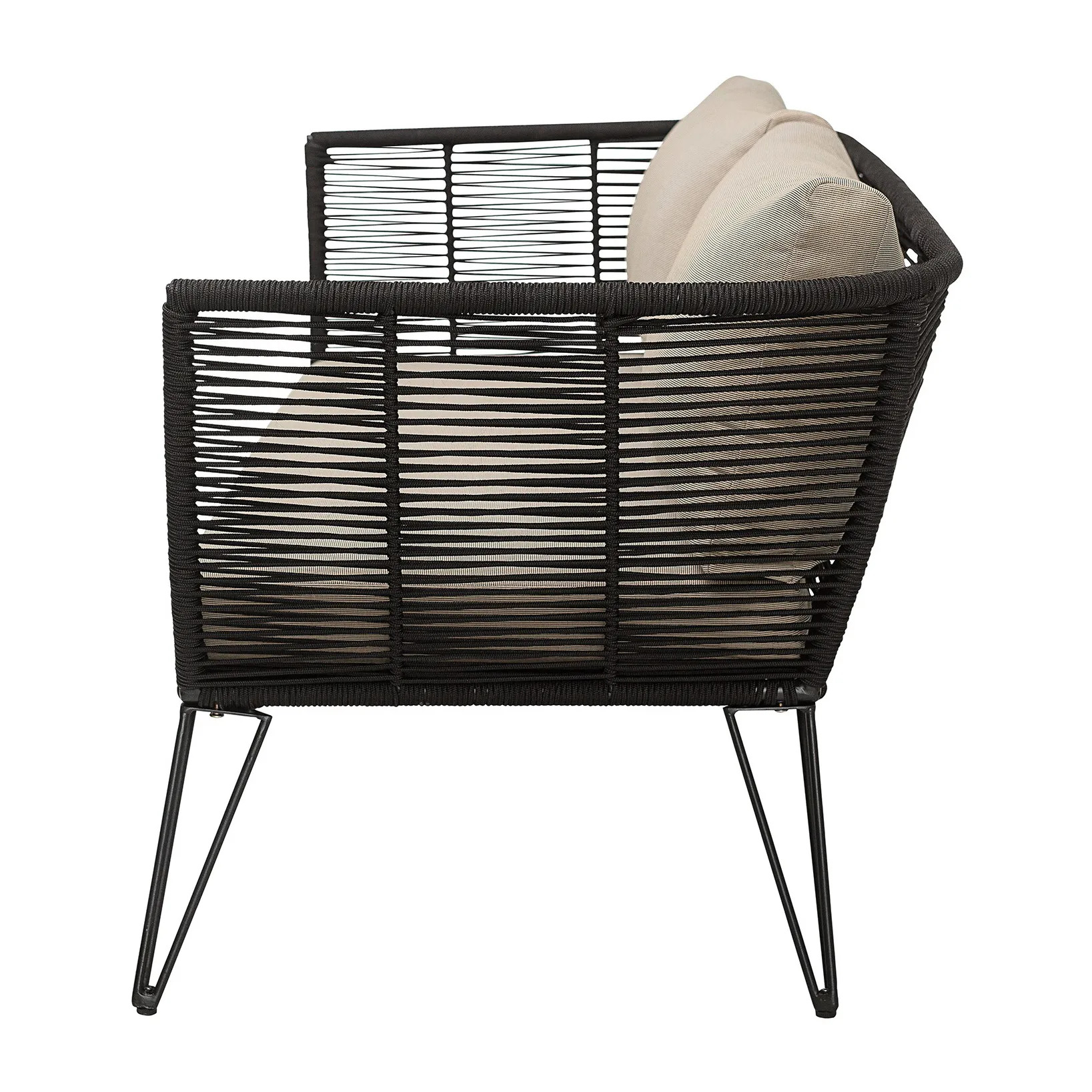 Sofá Mundo, Black-beige Bloomingville