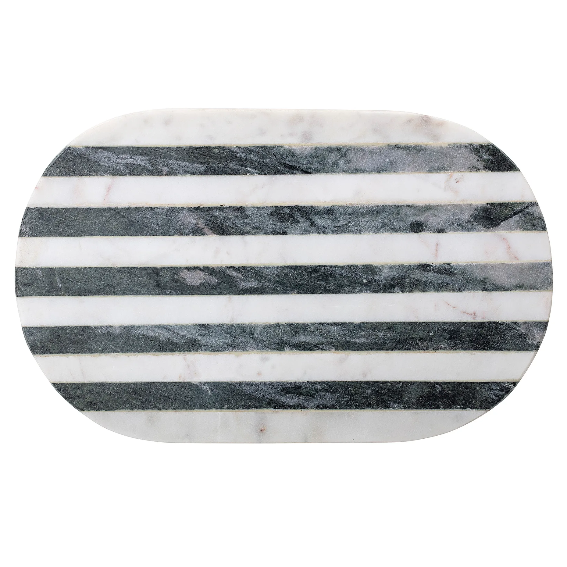 Tabla de cortar Bloomingville a rayas, negro-blanco Bloomingville