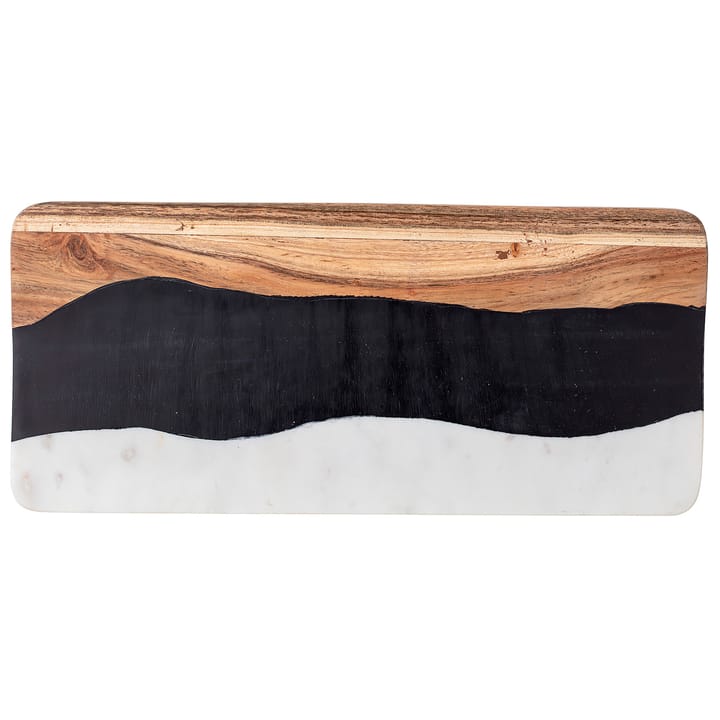 Tabla de cortar Bloomingville mármol-resina-acacia, 18x39,5 cm Bloomingville